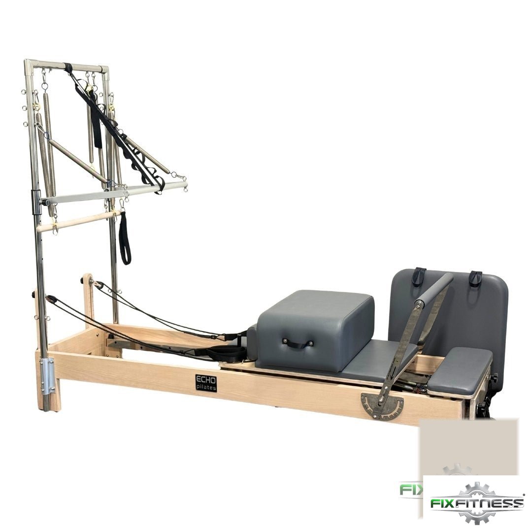 Beechwood Pilates Reformer with Tower new commercial pilates equipment for sale at Fix Fitness Bay Area