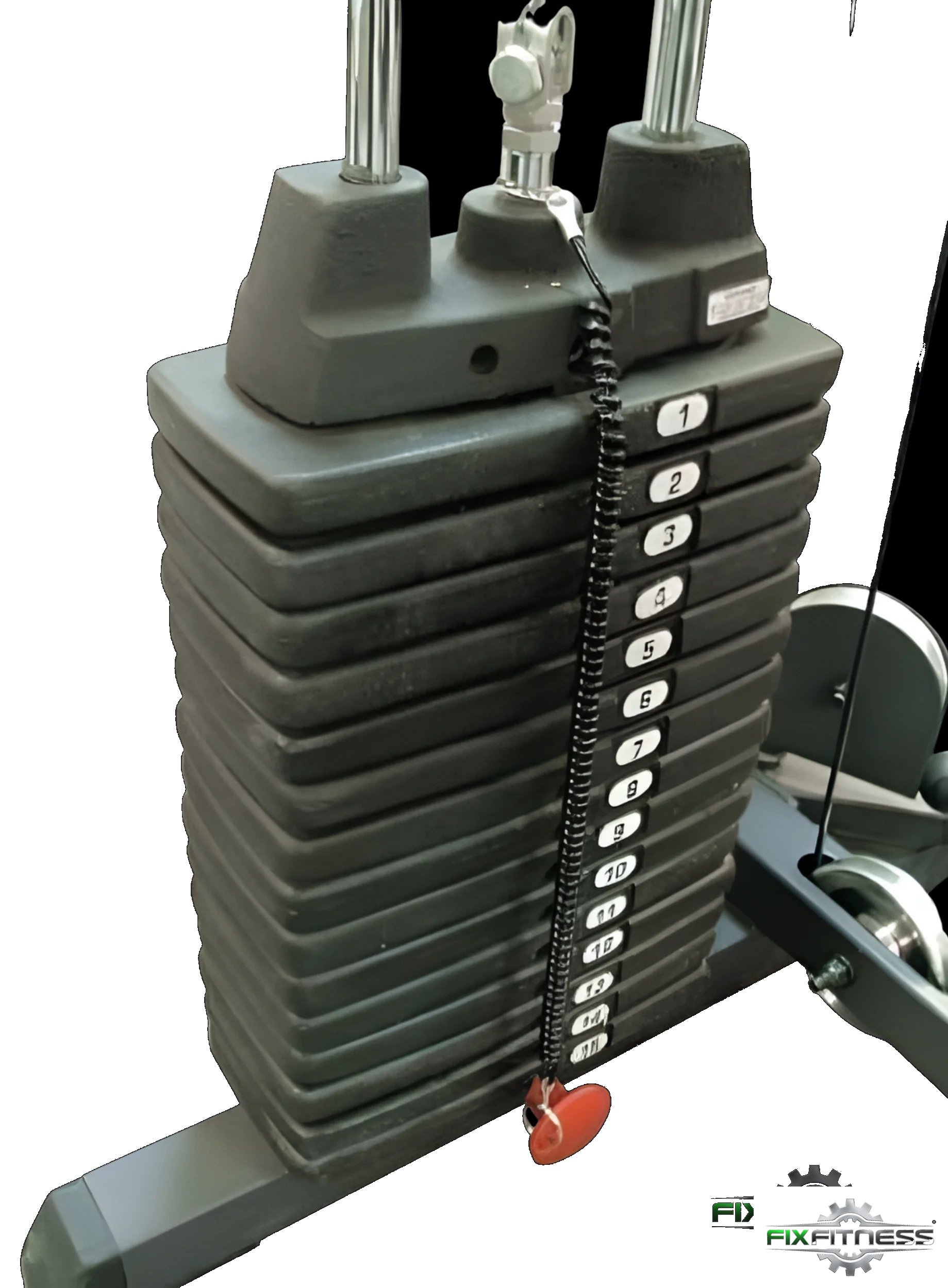 Body-Solid SP300 300lb Selectorized Weight Stack new commercial free weights & accessories for sale at Fix Fitness Bay Area